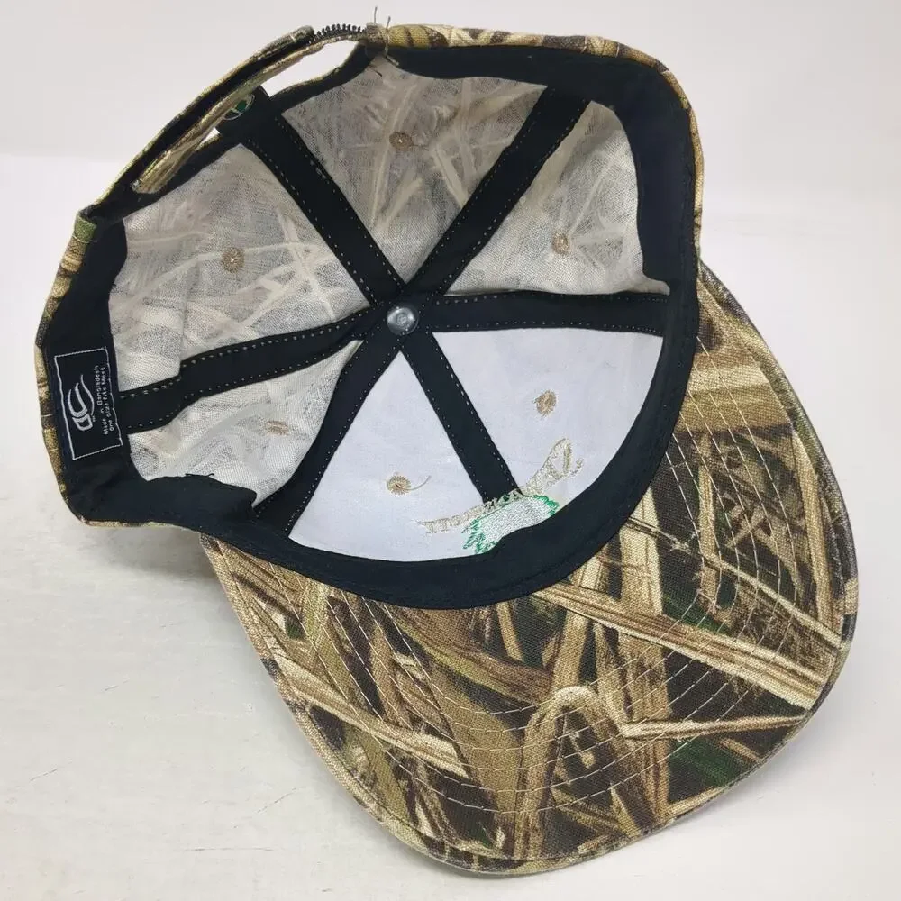 Outdoor Cap Baseball Cap Brown One Size Camo Sewansecott Oysters Clams Hat